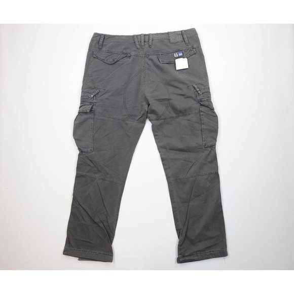 NOS Vtg 90s Marithe Francois Girbaud Mens 42x32 Regular Fit Strap Cargo Pants - Picture 8 of 12